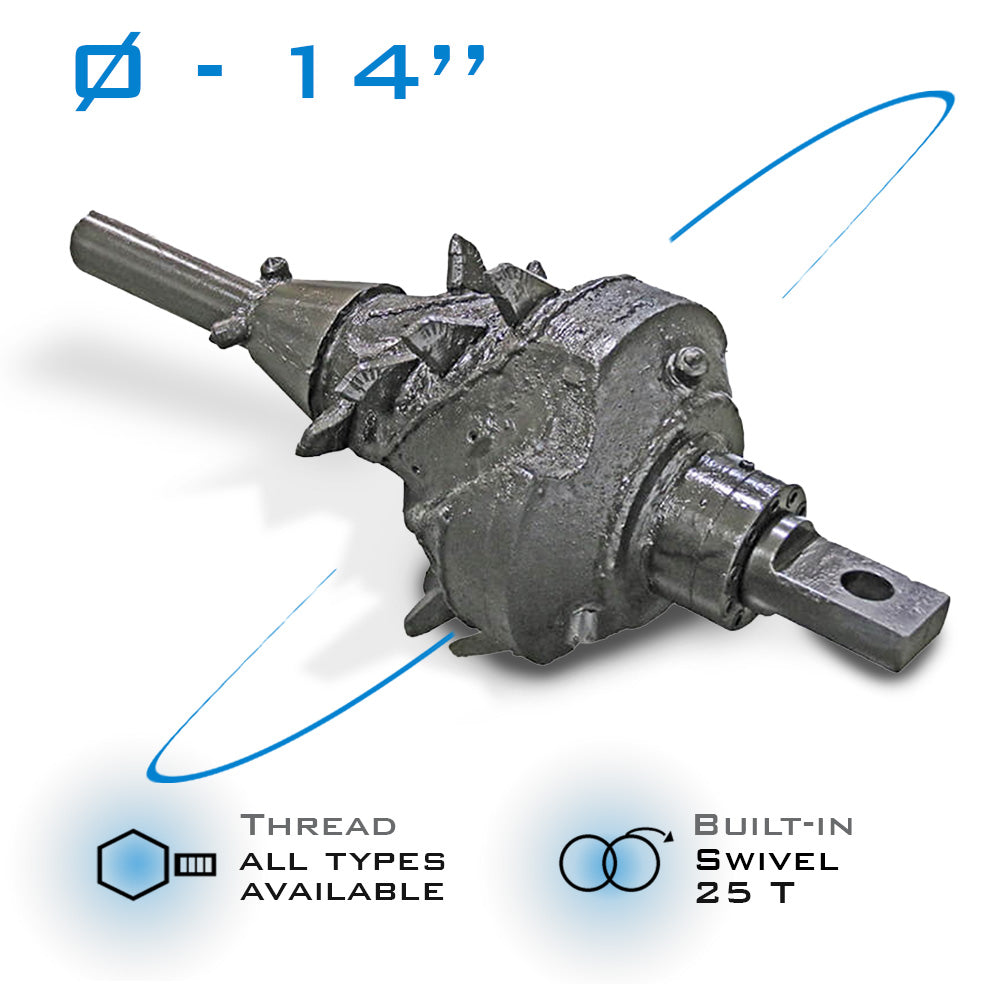 14" Fluted Reamer 25T build in Swivel
