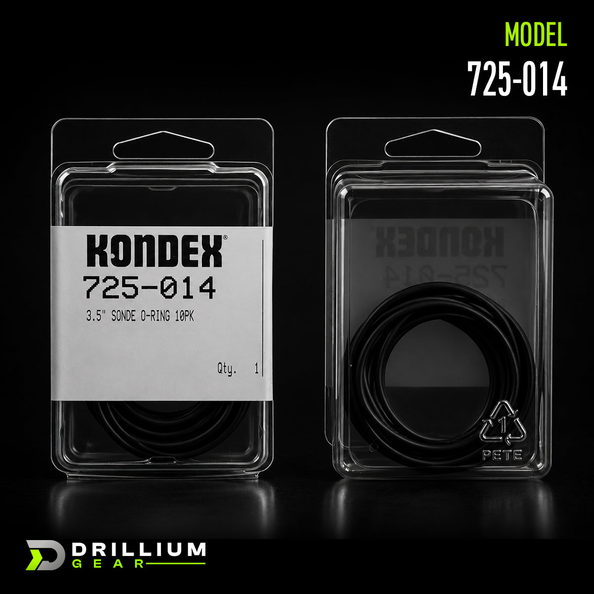 Kondex Housing Hardware — Spline O-Rings, 3.5" OD Housing (10-pack)