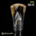 Kondex KX Cobble Bit — 4", 2-Port, LC 2.125" Spline, No Carbides