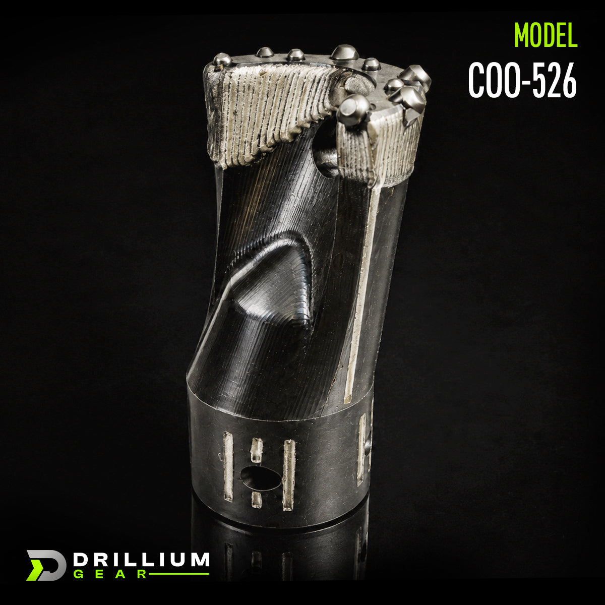 Kondex KX Cobble Bit — VM 5", 2-Port, LC, Carbides, 2.5" Spline