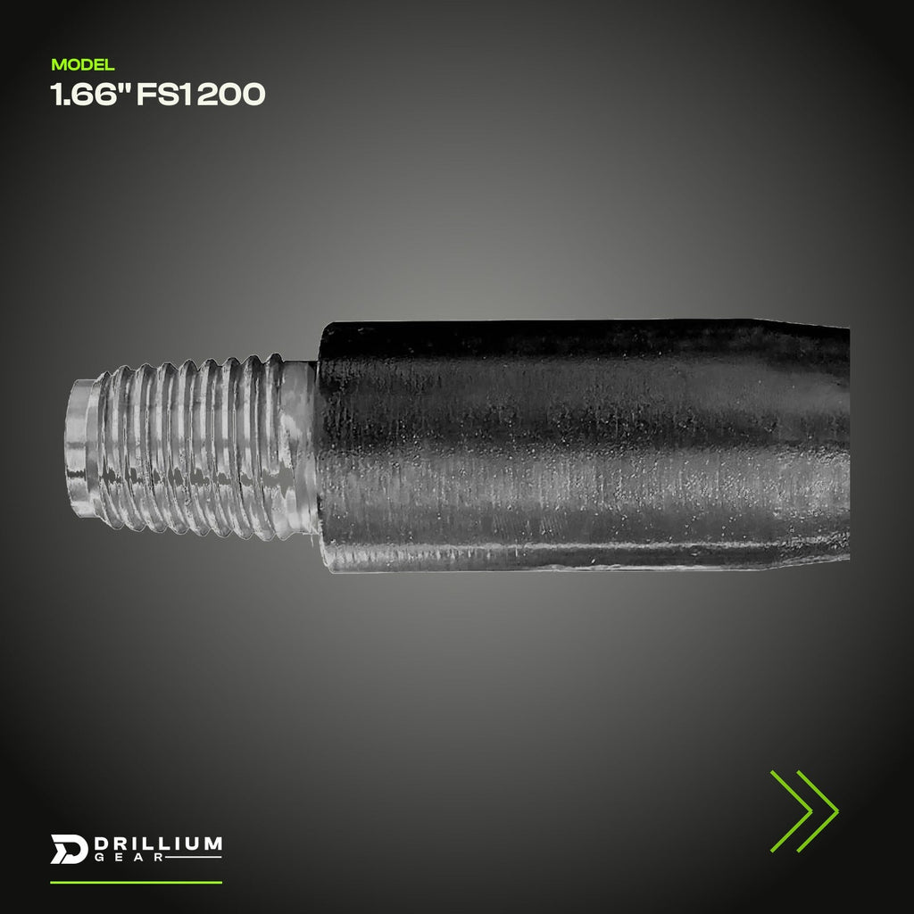 Drillium Gear drill rod 1.66 in, FS1 200 thread
